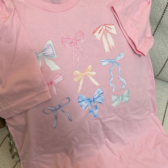 Pink bow t-shirt - Picture 5 of 6